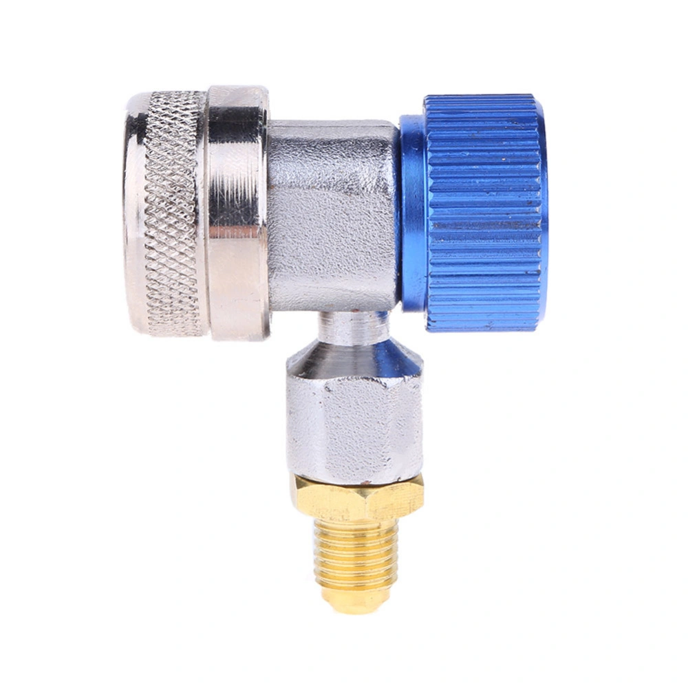 CNC Machined Custom Gas Injector Adjustable Low Connector Voltage Quick Release Hose Adapter Air Conditioning Mount Freon R134A Cylinder Adapter