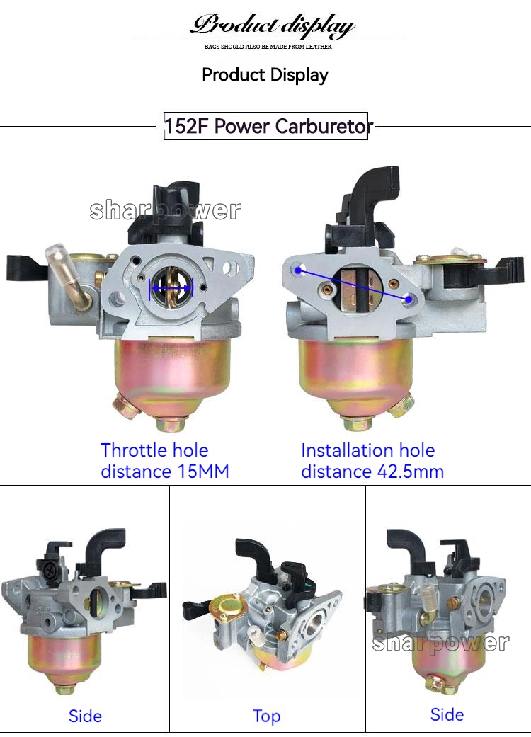 China Accessories 4500 5200 5800 Fit for 45cc 52cc 58cc 2 Stroke Gas Gasoline Chainsaw Carburetor