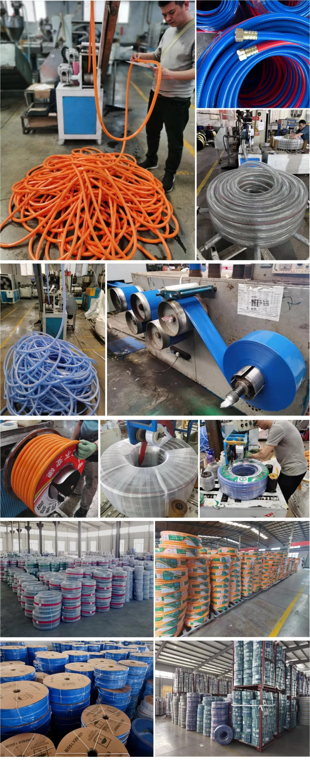 No Smell Transparent Steel Wire Helix PVC Hose